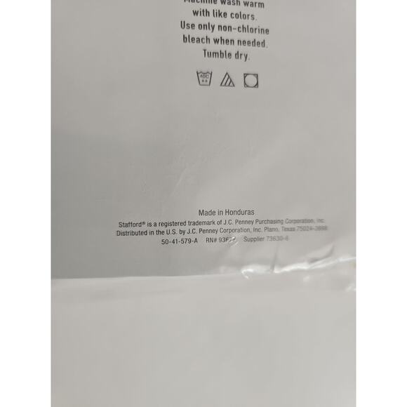 Stafford Men's 6pk Full-Cut White Briefs Soft Ring Spun Cotton Size 36" NIP - Picture 7 of 7